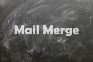 How to do a Mail Merge in Word