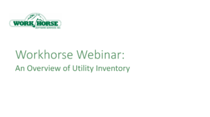 An Overview of Utility Inventory