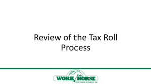 Tax Roll Process